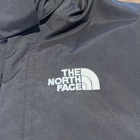 The North Face Dryvent Mono Mountain Jacket Mens Medium Black Hooded Outdoor - Picture 3 of 16